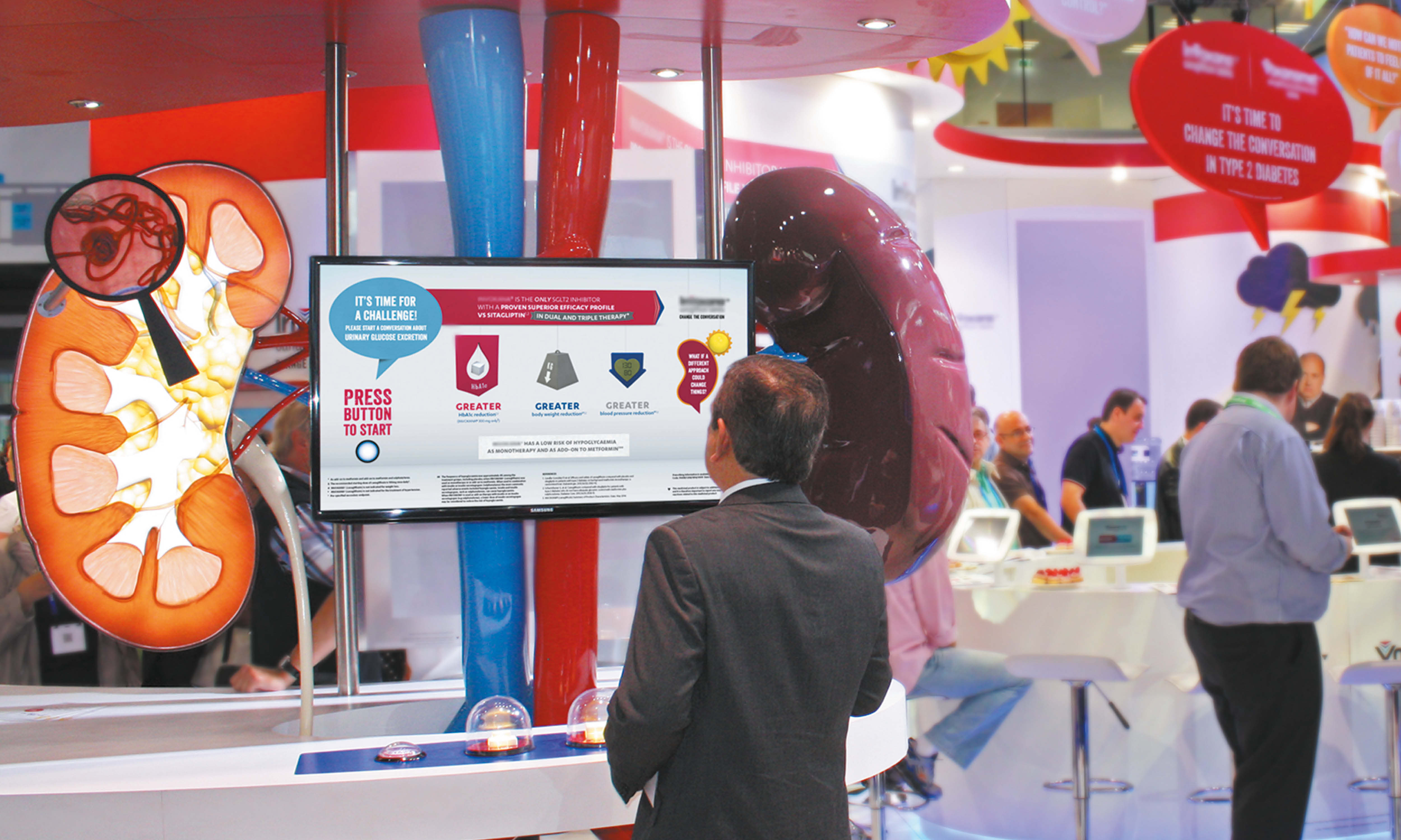 Diabetes exhibition booth Work OSP